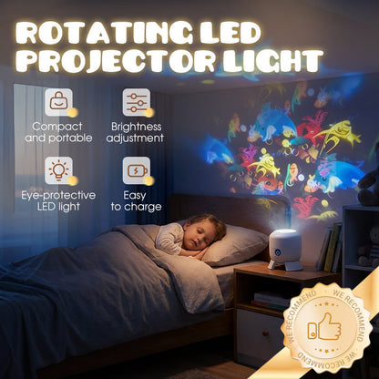 ✨ Rotating LED Projector with Dynamic Lighting Effect – Over 50,000 Sold! 🌀💞 Transform Your Space with Colorful Lights!
