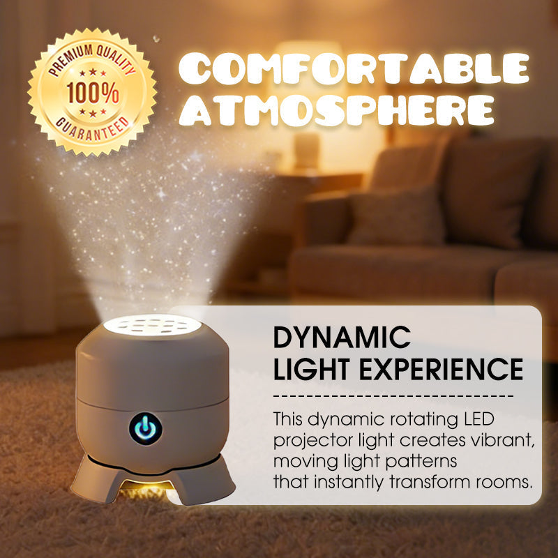 ✨ Rotating LED Projector with Dynamic Lighting Effect – Over 50,000 Sold! 🌀💞 Transform Your Space with Colorful Lights!