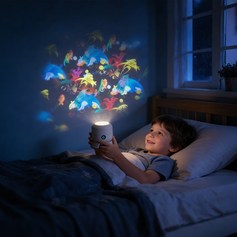 ✨ Rotating LED Projector with Dynamic Lighting Effect – Over 50,000 Sold! 🌀💞 Transform Your Space with Colorful Lights!