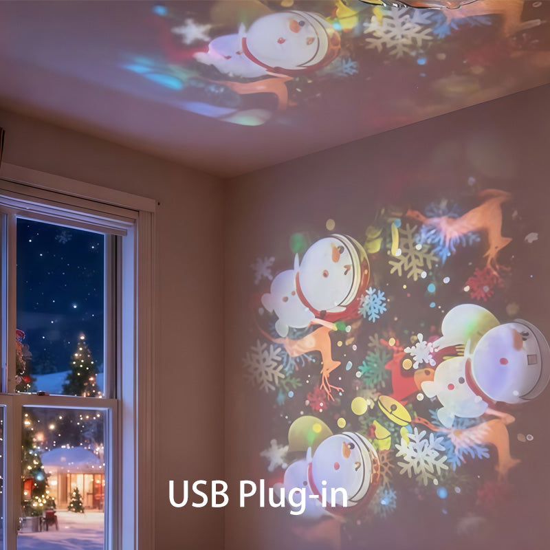 ✨ Rotating LED Projector with Dynamic Lighting Effect – Over 50,000 Sold! 🌀💞 Transform Your Space with Colorful Lights!