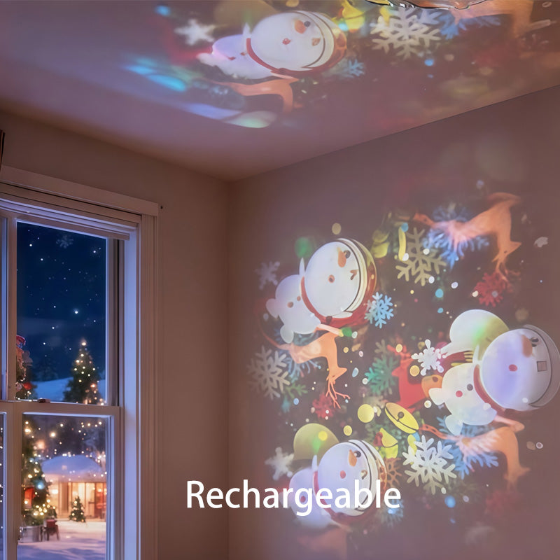 ✨ Rotating LED Projector with Dynamic Lighting Effect – Over 50,000 Sold! 🌀💞 Transform Your Space with Colorful Lights!