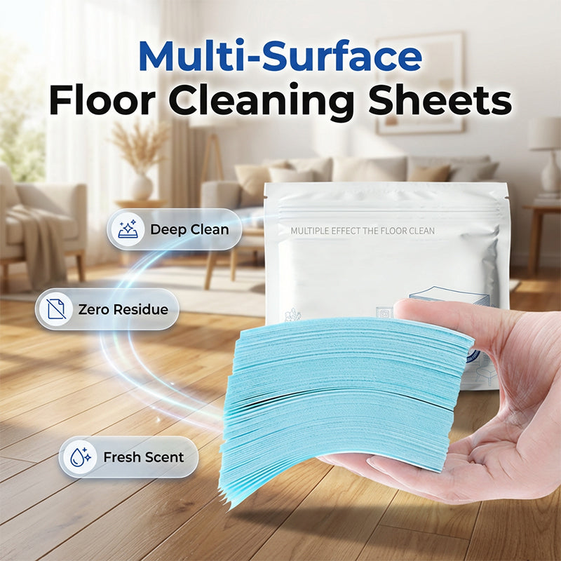 🥳2026 HOT SALE🥳💞50K+ SOLD!⏳✨ 50% OFF! Water‑Soluble Floor Sheets – Just drop in water, no measuring. Cleans & shines all floors. Safe & streak‑free. 100 sheets pack. Your daily helper. 🧹💧