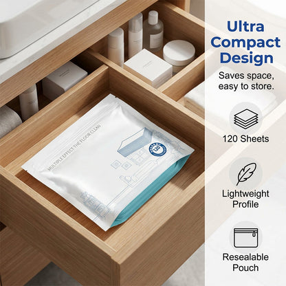🥳2026 HOT SALE🥳💞50K+ SOLD!⏳✨ 50% OFF! Water‑Soluble Floor Sheets – Just drop in water, no measuring. Cleans & shines all floors. Safe & streak‑free. 100 sheets pack. Your daily helper. 🧹💧