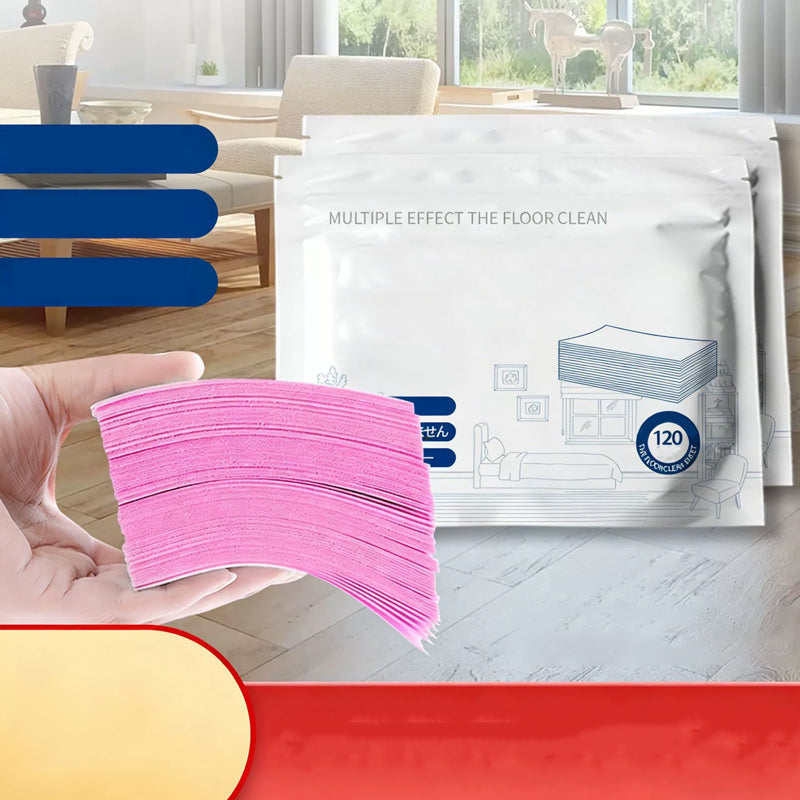 🥳2026 HOT SALE🥳💞50K+ SOLD!⏳✨ 50% OFF! Water‑Soluble Floor Sheets – Just drop in water, no measuring. Cleans & shines all floors. Safe & streak‑free. 100 sheets pack. Your daily helper. 🧹💧