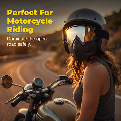 Detachable Full Face Goggle Mask