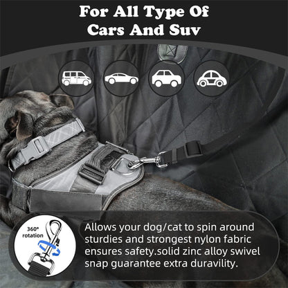 2-in-1 Dog Car Seat Belt & Walking Leash