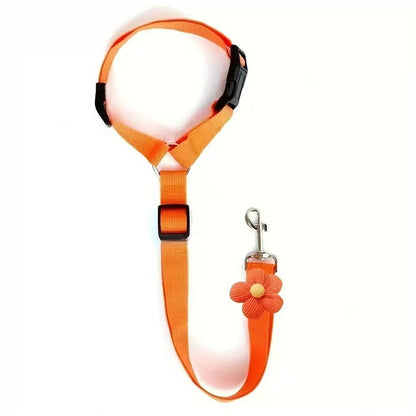 2-in-1 Dog Car Seat Belt & Walking Leash