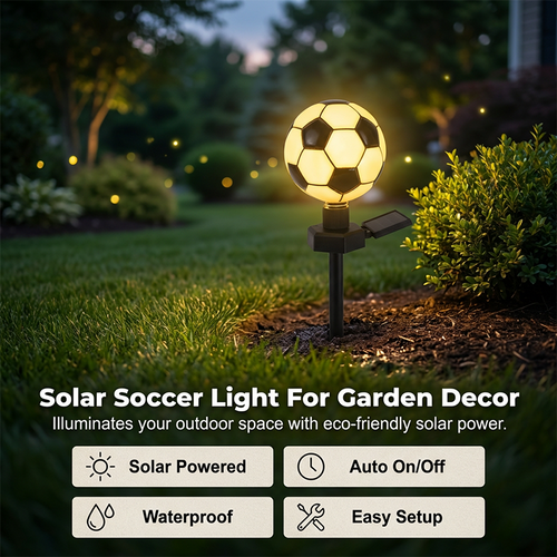 ⏳🔥LIMITED-TIME 50% OFF! 🌞 Fun Sporty Solar Garden Light – Brighten Your Outdoor Space ✨