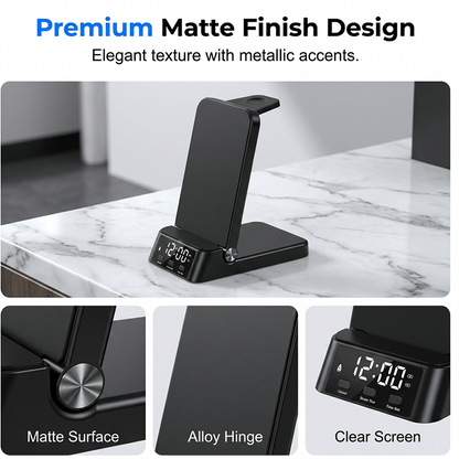 ⏳🔥LIMITED-TIME 50% OFF! 🌈3-in-1 Fast Wireless Charger Stand