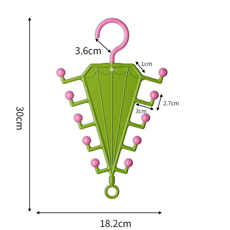Multi-Functional V-Shaped Double Sided Hanger Storage Rack