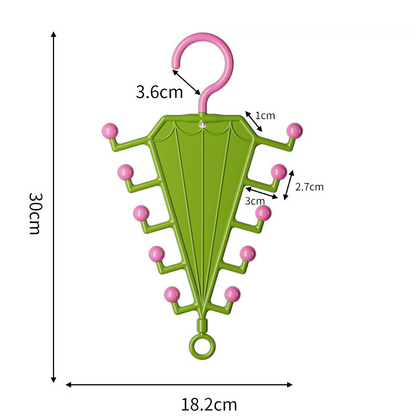 Multi-Functional V-Shaped Double Sided Hanger Storage Rack