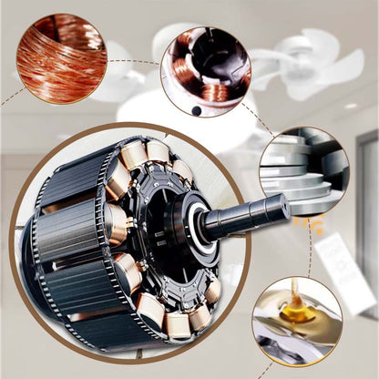 Cotitoc™🌀New E27 Socket Ceiling Fan Light – 2‑in‑1 Silent LED Fan with Remote Control, Energy‑Saving Cooling & Lighting Combo for Home Bedroom