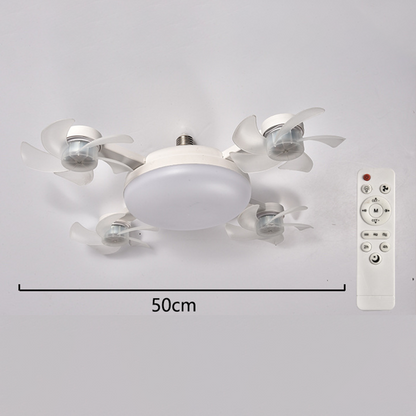 Cotitoc™🌀New E27 Socket Ceiling Fan Light – 2‑in‑1 Silent LED Fan with Remote Control, Energy‑Saving Cooling & Lighting Combo for Home Bedroom