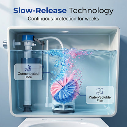 ✨2026 Sale — Over 50,000 Sold!💥Automatic Toilet Bowl Cleaner Tablets for Stain and Odor Removal