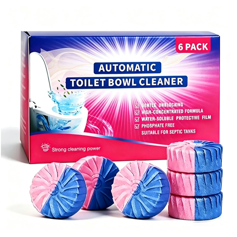 ✨2026 Sale — Over 50,000 Sold!💥Automatic Toilet Bowl Cleaner Tablets for Stain and Odor Removal