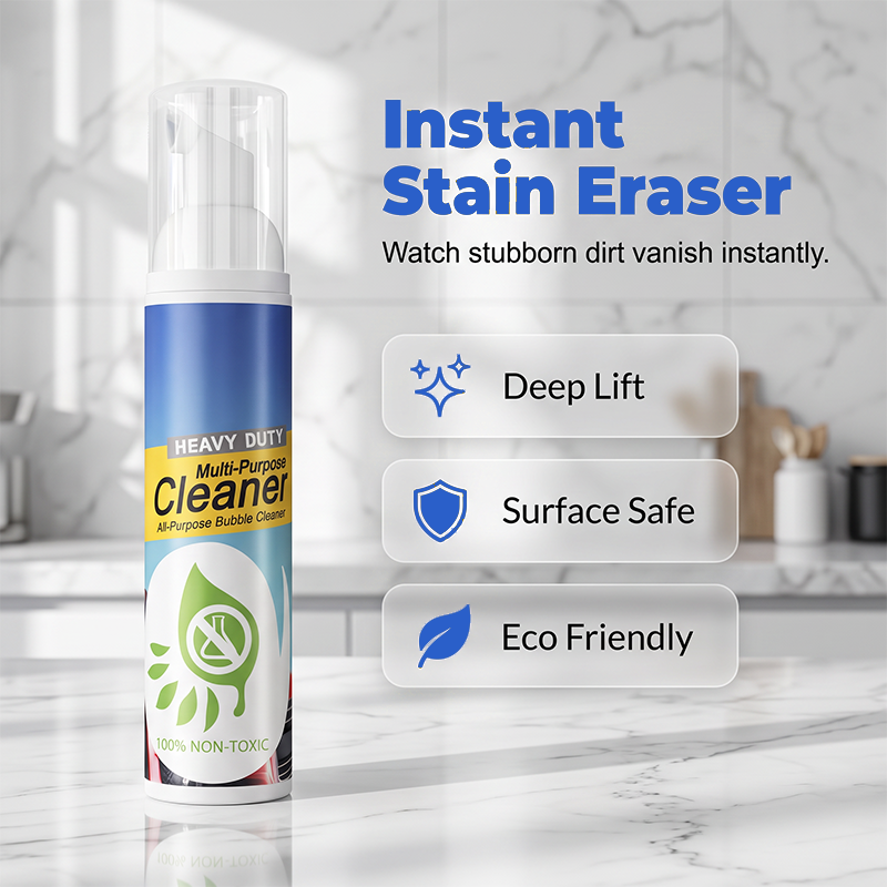 🧼 50% OFF NOW! 💨 Heavy Duty Multi-Purpose Foam Cleaner – Removes grease, stains & odours – Perfect for cars, kitchens, upholstery & more – powerful yet gentle ✨🚗🏠