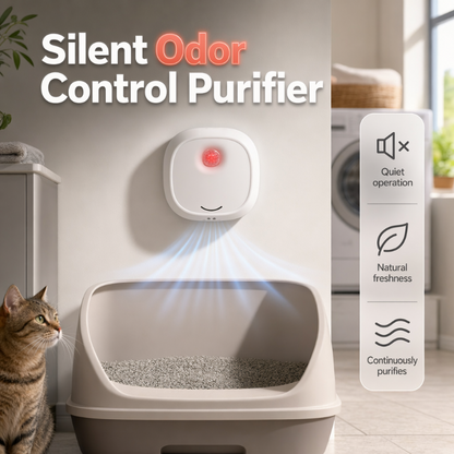 🔥Limited Time 50% OFF! 🌬️Say goodbye to unpleasant odors with it! Smart Quiet Pet Odor Eliminator