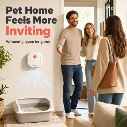 🔥Limited Time 50% OFF! 🌬️Say goodbye to unpleasant odors with it! Smart Quiet Pet Odor Eliminator