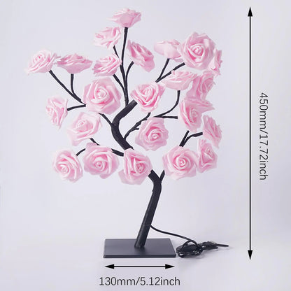 🌹 A Light That Makes Everything Feel Softer – USB Rose Lamp with Bendable Branches