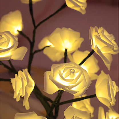🌹 A Light That Makes Everything Feel Softer – USB Rose Lamp with Bendable Branches