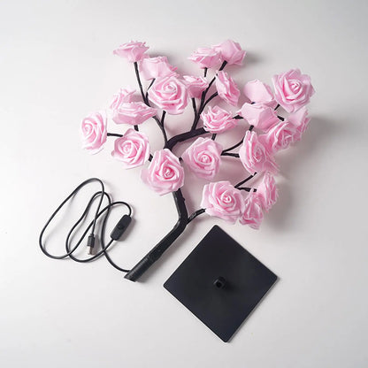 🌹 A Light That Makes Everything Feel Softer – USB Rose Lamp with Bendable Branches